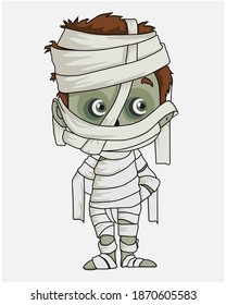 cute illustration halloween costume character 