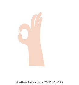cute illustration hand and smartphone design stock