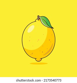 lindo ilustración de diseño limón
