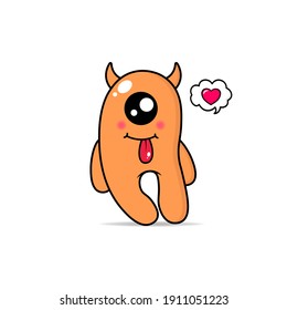 cute illustration monsters design mascot kawaii