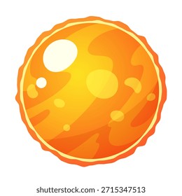 Linda ilustración de un sol estelar