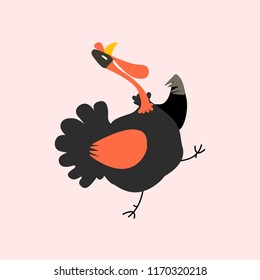 Cute illustration of a turkey