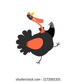 Cute illustration of a turkey