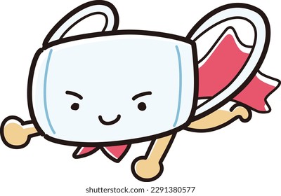 Cute image character of "Mask"