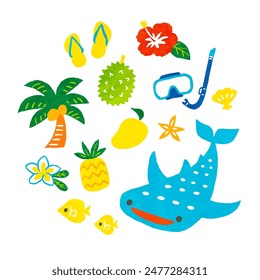 cute image of tropical ocean and beach