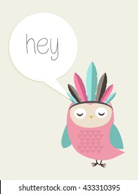 Cute indian owl