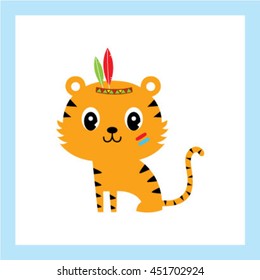 cute indian tiger