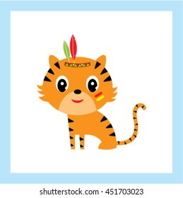 cute indian tiger