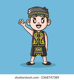 Indonesia Traditional Clothes Vector Art, Icons, and Graphics for Free  Download