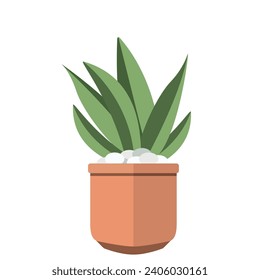 Icono de planta interior Cuidada Ilustración del vector