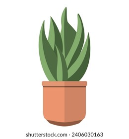 Icono de planta interior Cuidada Ilustración del vector