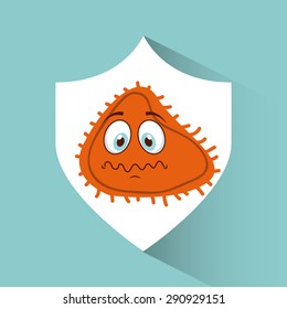 cute infection  design, vector illustration eps10 graphic 