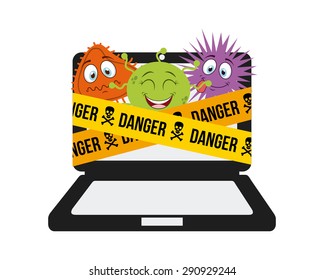 cute infection  design, vector illustration eps10 graphic 