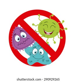 cute infection  design, vector illustration eps10 graphic 
