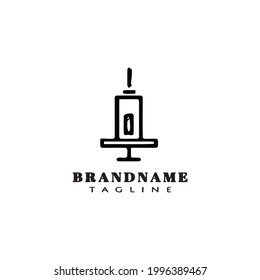 cute injection logo icon design vector modern vector illustration