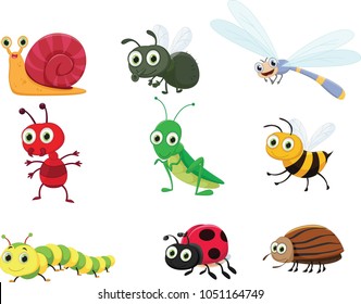 cute insect collection set