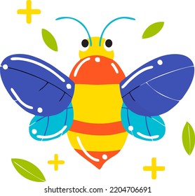 Ilustración del vector de diseño de insectos