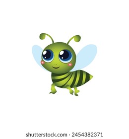Cute insect vector art illustration.