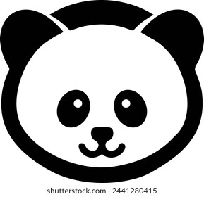 cute and interesting panda head