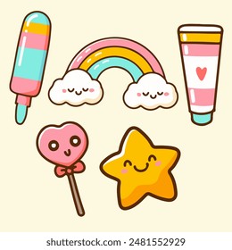 Cute International Friendship Day Elements