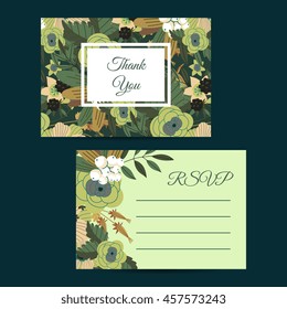 Cute invitation design template to celebration on card with flower decoration vector illustration
