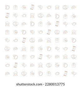 lindo doodle islámico en blanco y negro, perfecto para celebrar el kareem Ramadhan o el evento Eid