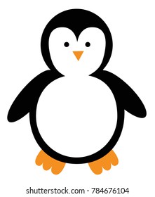 Cute Isolated Penguin