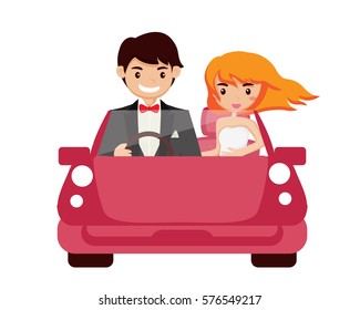 Cute Isolated Romantic Couple Illustration, Suitable for Invitation, Web Banner, Social Media, and Other Valentine Related Occasion