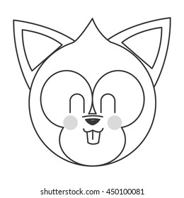 Cute isolated vector illustration Cute isolated vector illustration