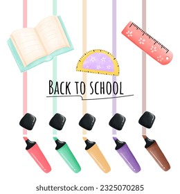 Cute items and supplies for back-to-school time.