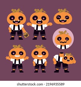 Cute Jack O Lantern Characters