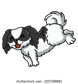 Cute Japanese Chin Dog Cartoon