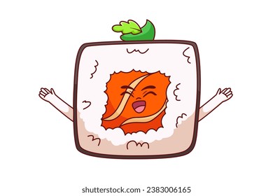 Cute Japanese Food Character Design Illustration