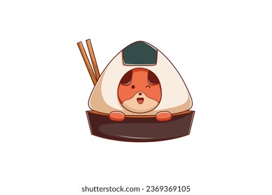 Cute Japanese Food Character Illustration