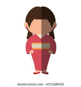 Cute japanese girl cartoon