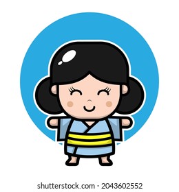 cute japanese girl cartoon character