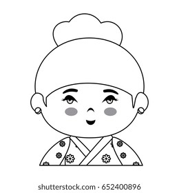cute japanese girl icon