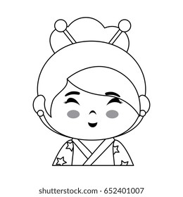 cute japanese girl icon