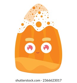 CUTE JELLY ORANGE GUMMY KAWAII FOR HALLOWEEN