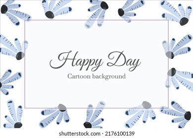 cute jellyfish and coral reef template background