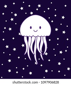 cute jellyfish icon