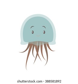 Cute Jellyfish Illustration