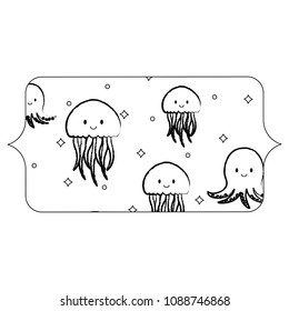cute jellyfish pattern