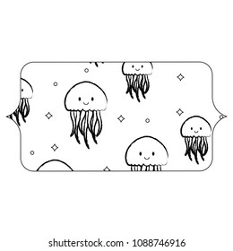 cute jellyfish pattern