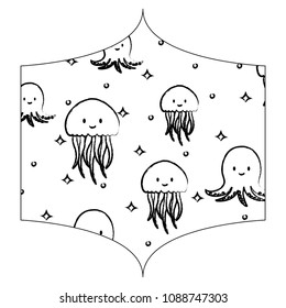 cute jellyfish pattern