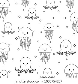 cute jellyfish pattern