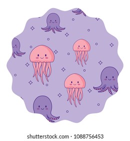 cute jellyfish pattern