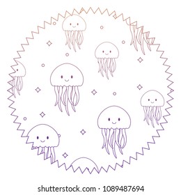 cute jellyfish pattern