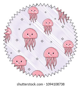 cute jellyfish pattern