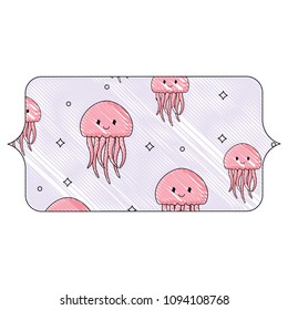 cute jellyfish pattern